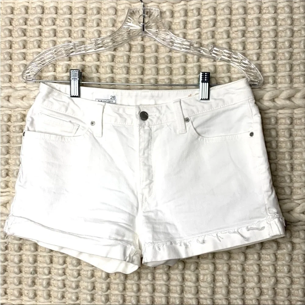 GAP slim cut offs jean shorts